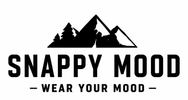 Snappy Mood logo for funny outdoor graphic T-shirts