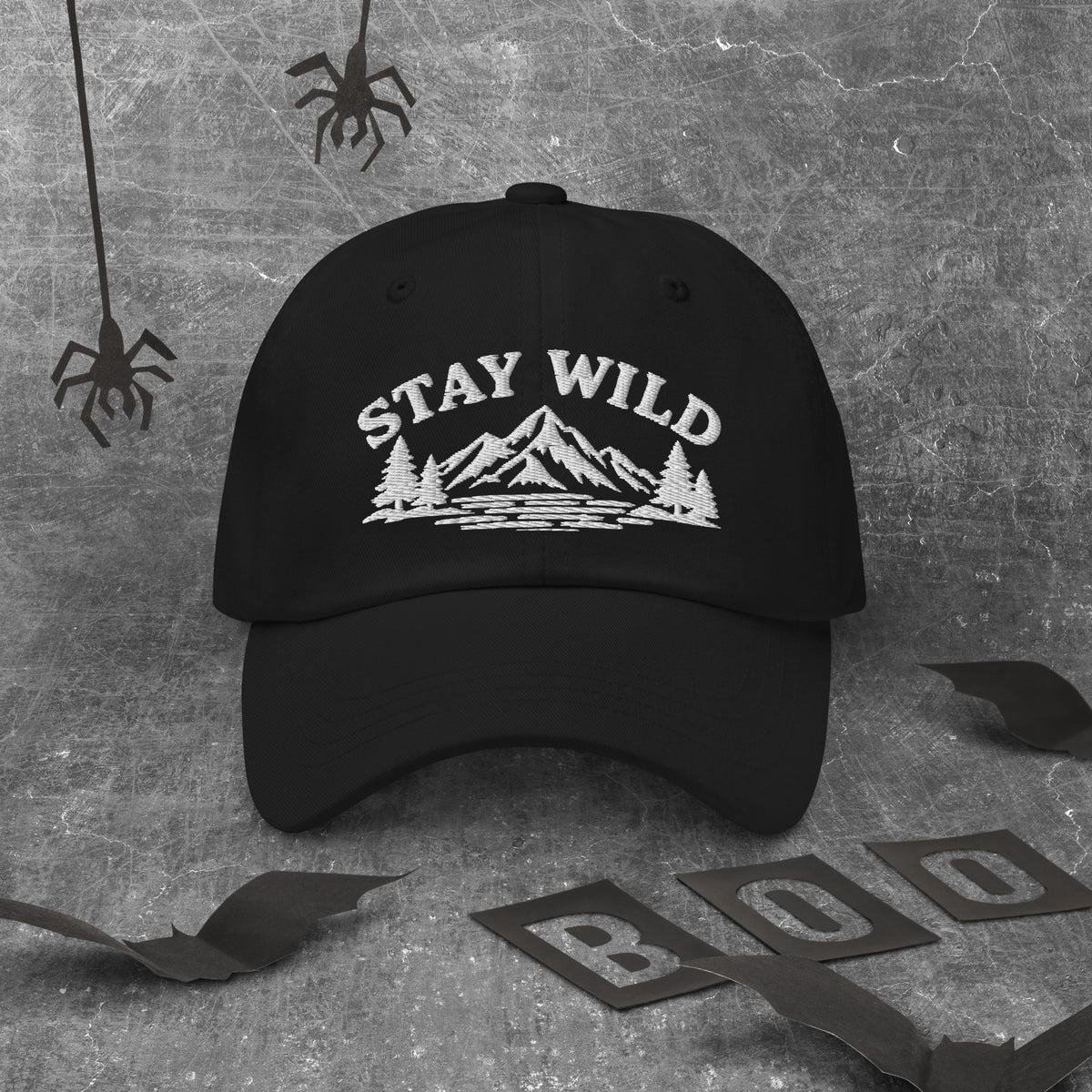 Stay Wild Classic Cap Embroidery - Snappy Mood