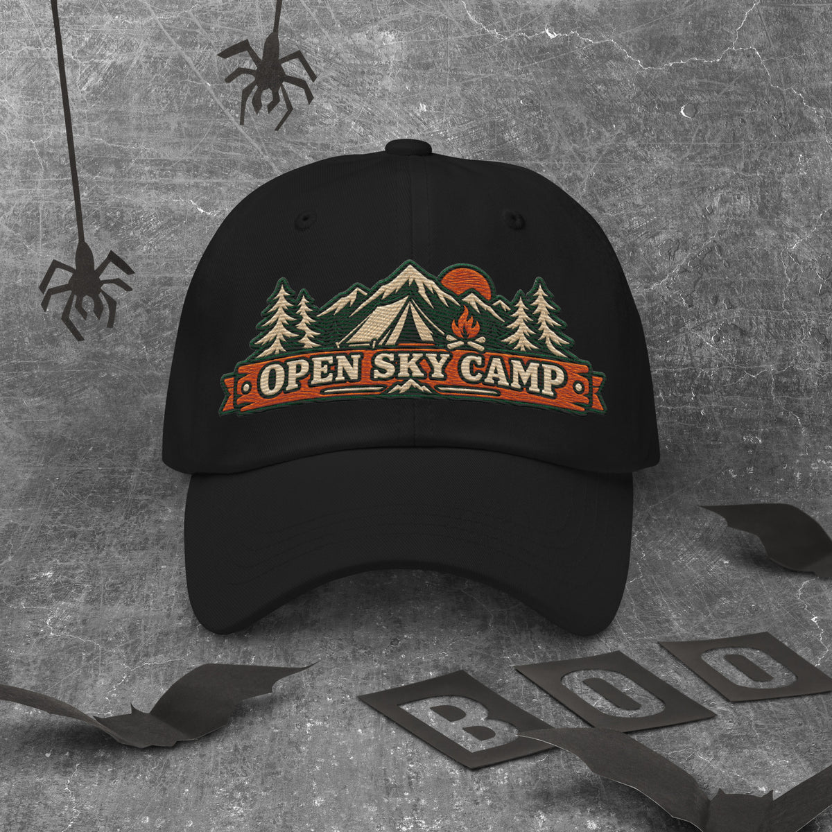 Open Sky Camp Classic Cap Embroidery - Snappy Mood