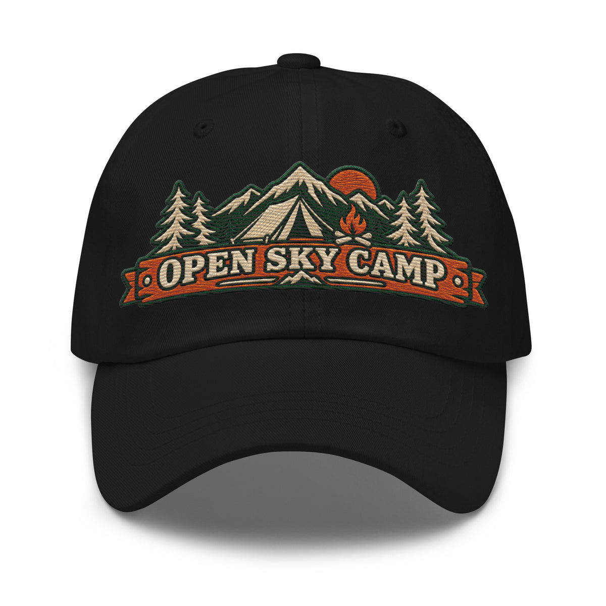 Open Sky Camp Classic Cap Embroidery - Snappy Mood