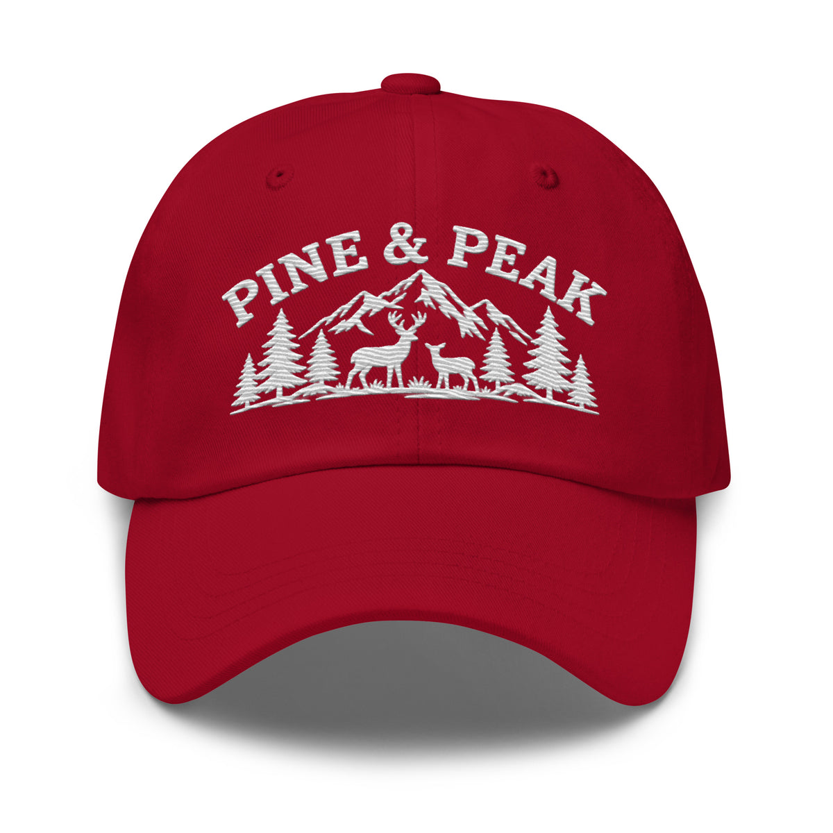 Pine and Peak Classic Cap Embroidery - Snappy Mood