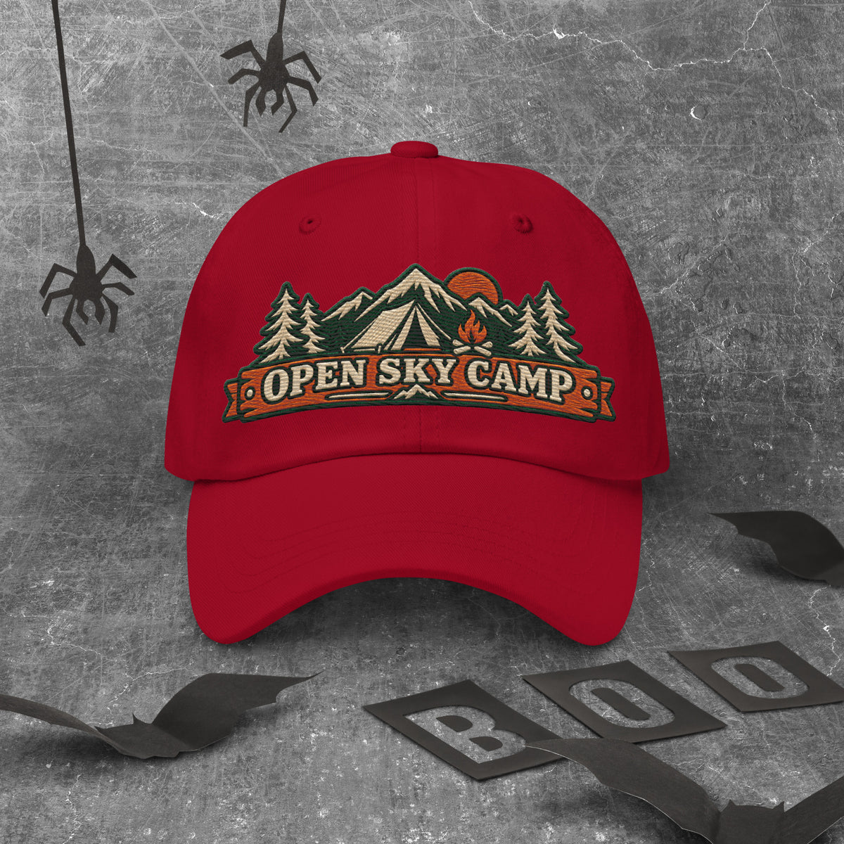Open Sky Camp Classic Cap Embroidery - Snappy Mood