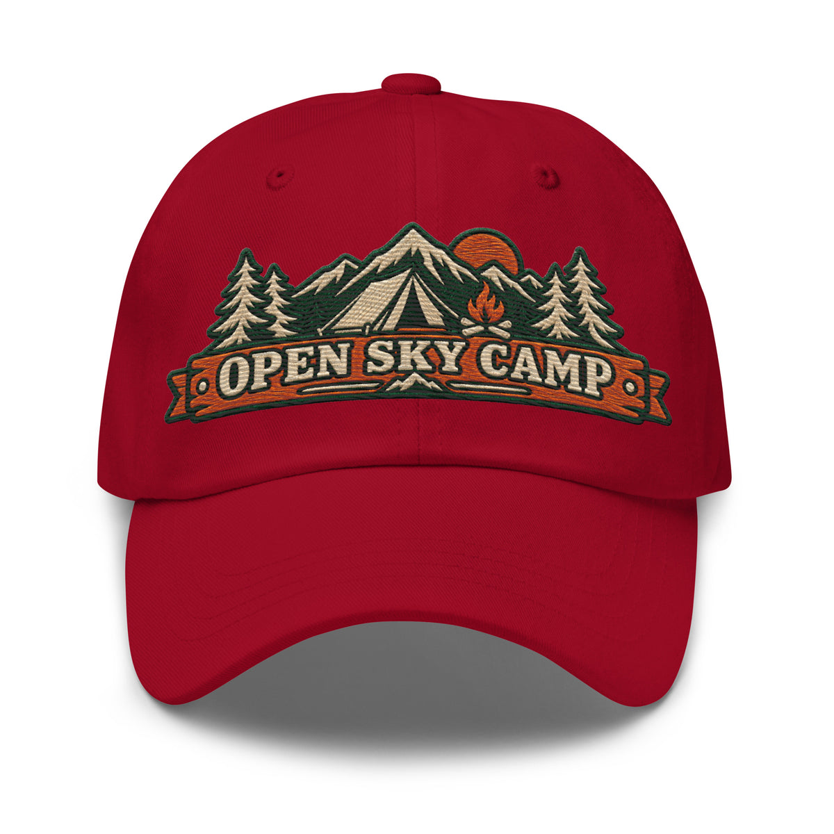 Open Sky Camp Classic Cap Embroidery - Snappy Mood