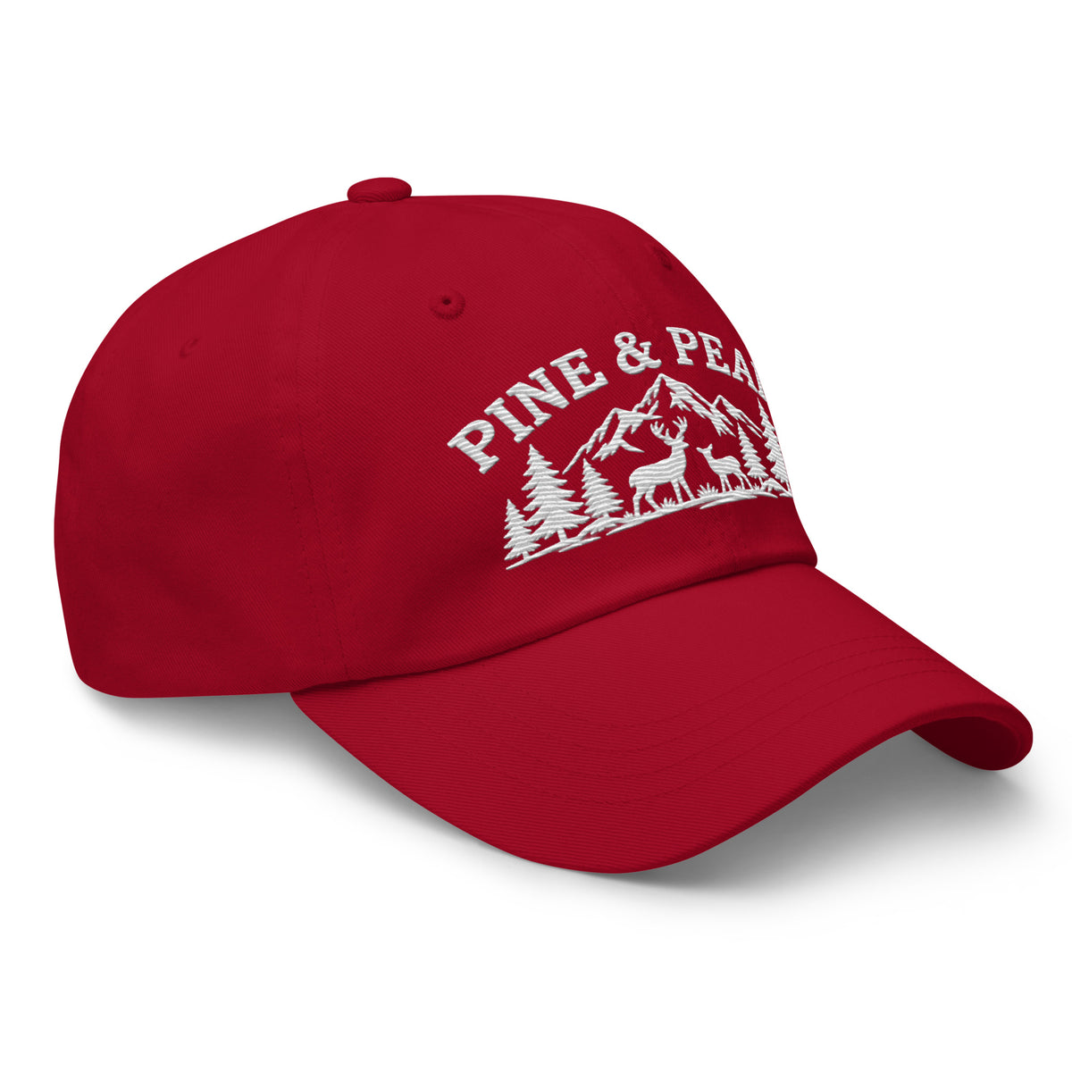 Pine and Peak Classic Cap Embroidery - Snappy Mood