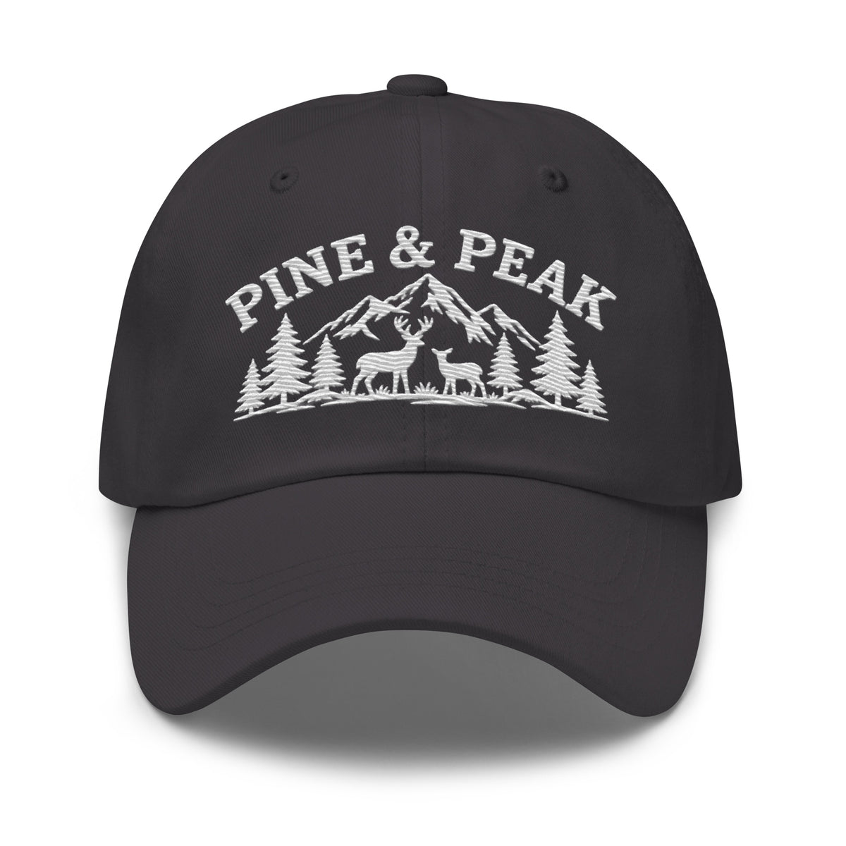 Pine and Peak Classic Cap Embroidery - Snappy Mood