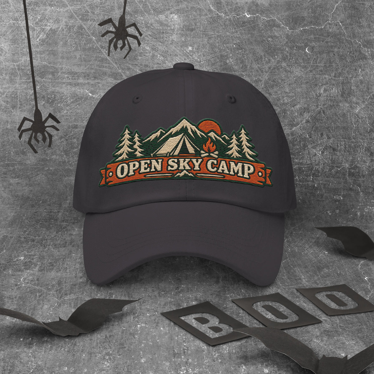 Open Sky Camp Classic Cap Embroidery - Snappy Mood