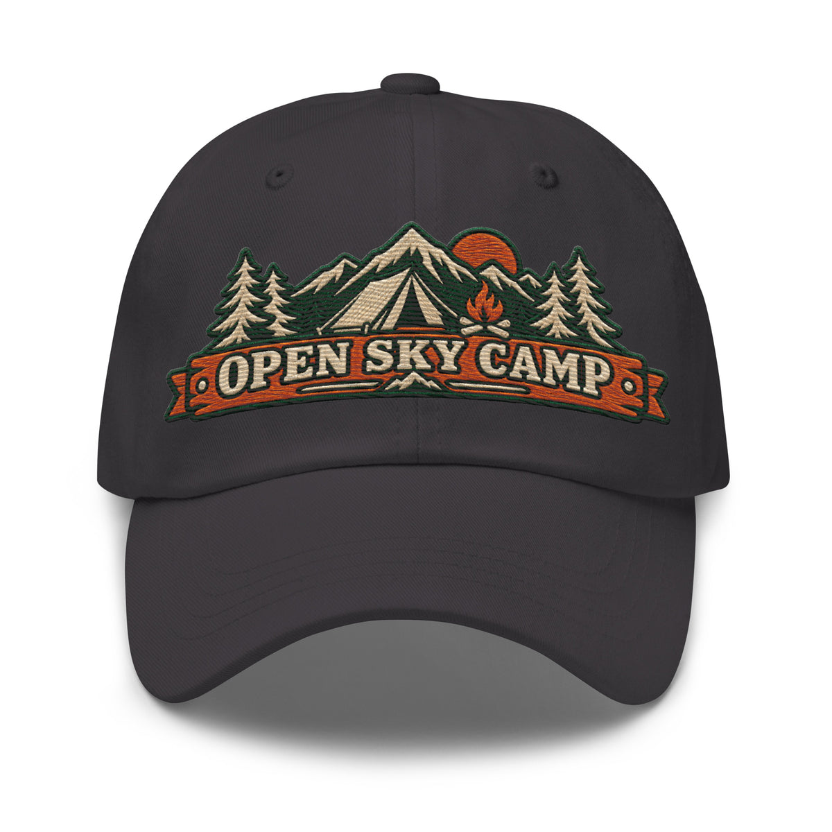 Open Sky Camp Classic Cap Embroidery - Snappy Mood