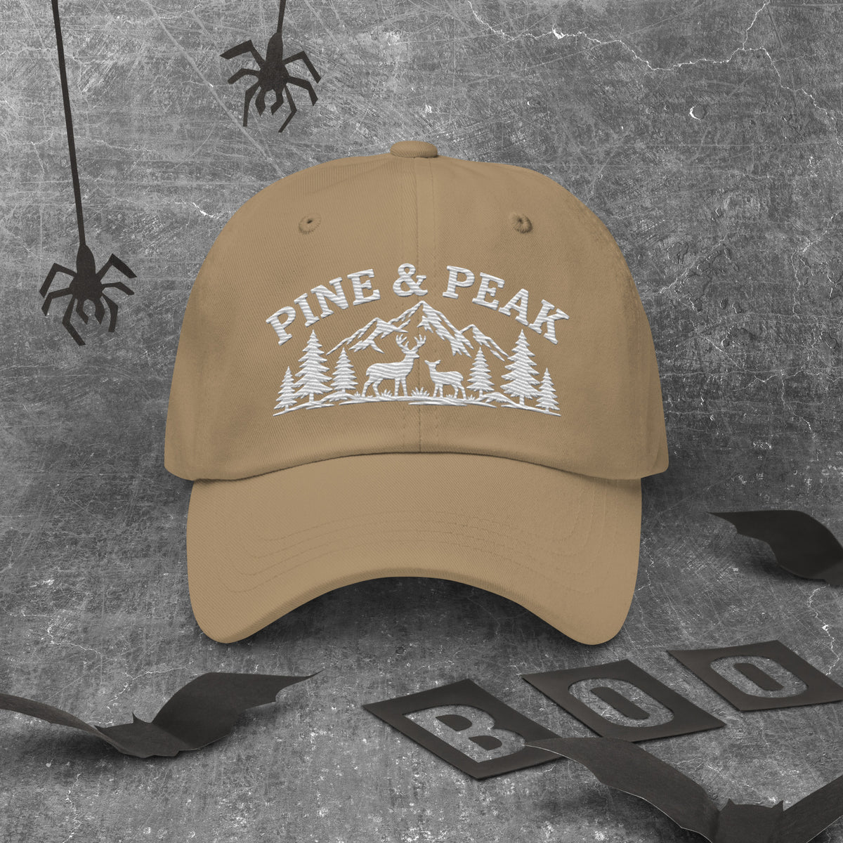 Pine and Peak Classic Cap Embroidery - Snappy Mood
