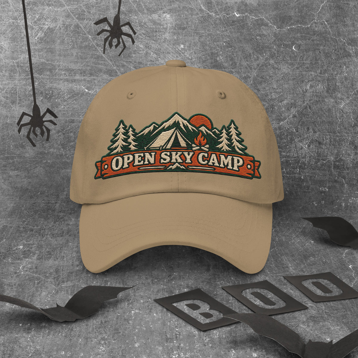 Open Sky Camp Classic Cap Embroidery - Snappy Mood