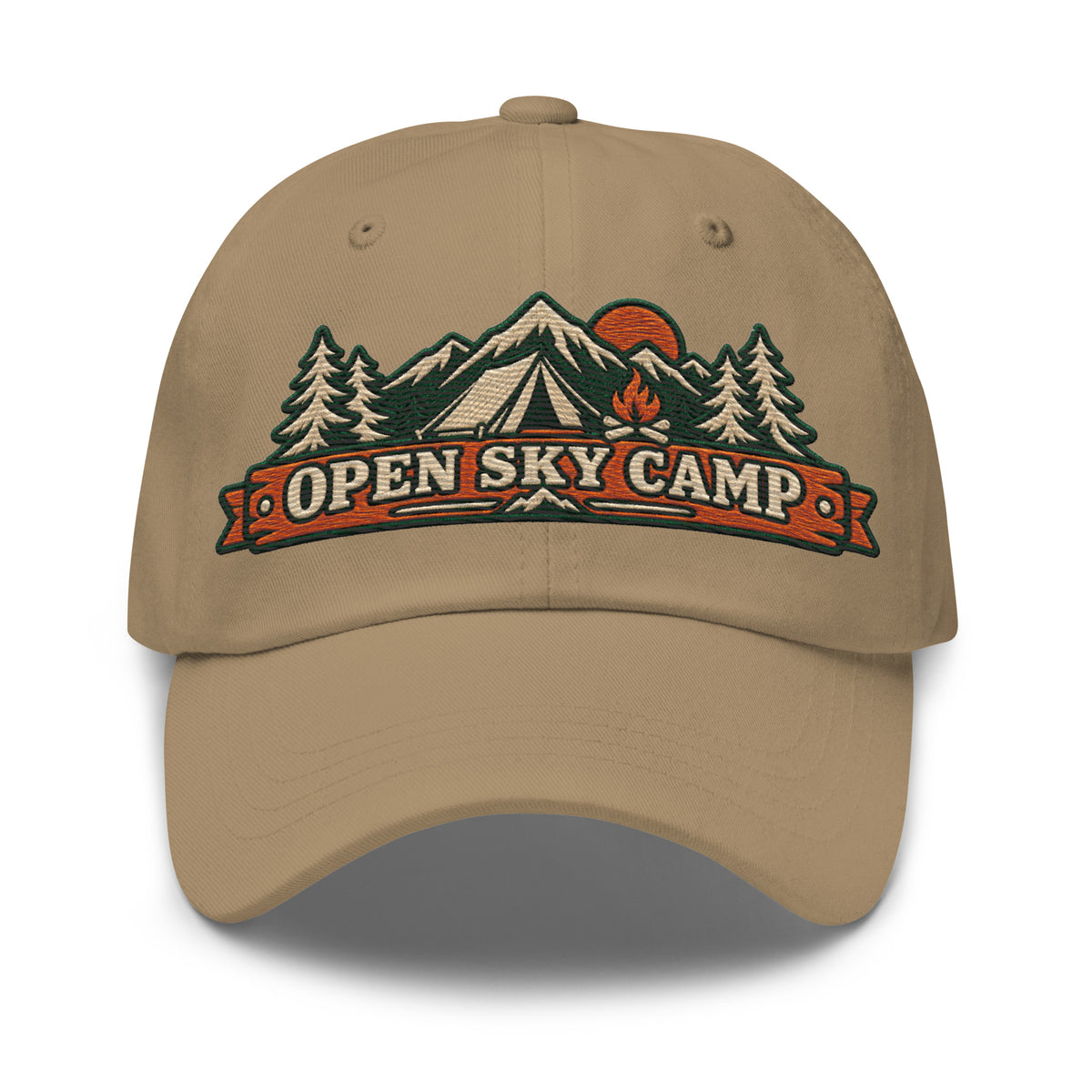 Open Sky Camp Classic Cap Embroidery - Snappy Mood