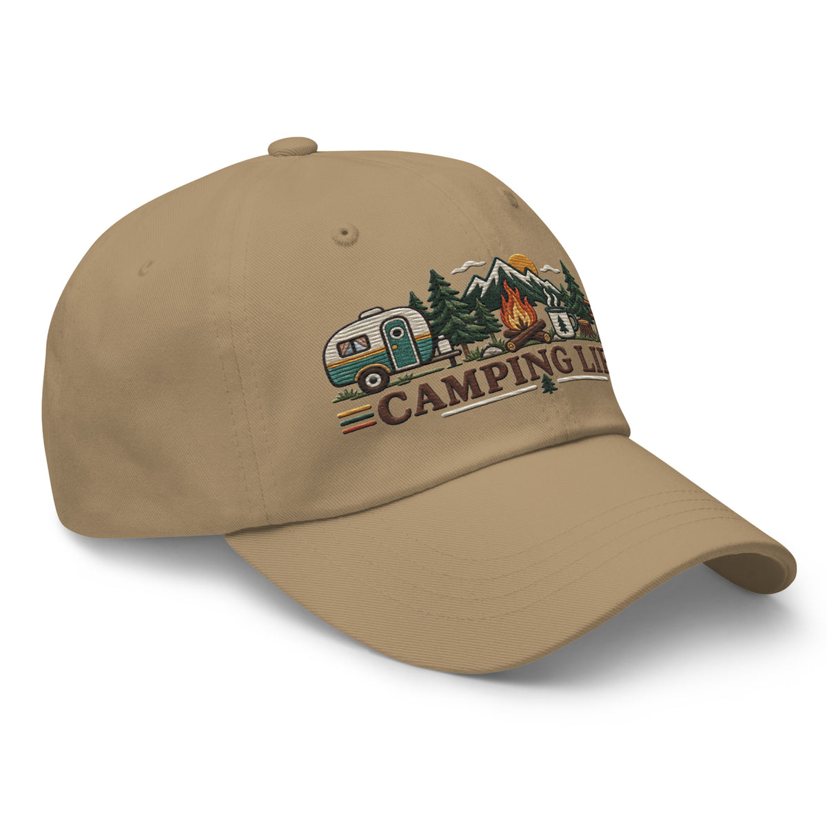 Camping Life Classic Cap Embroidery - Snappy Mood