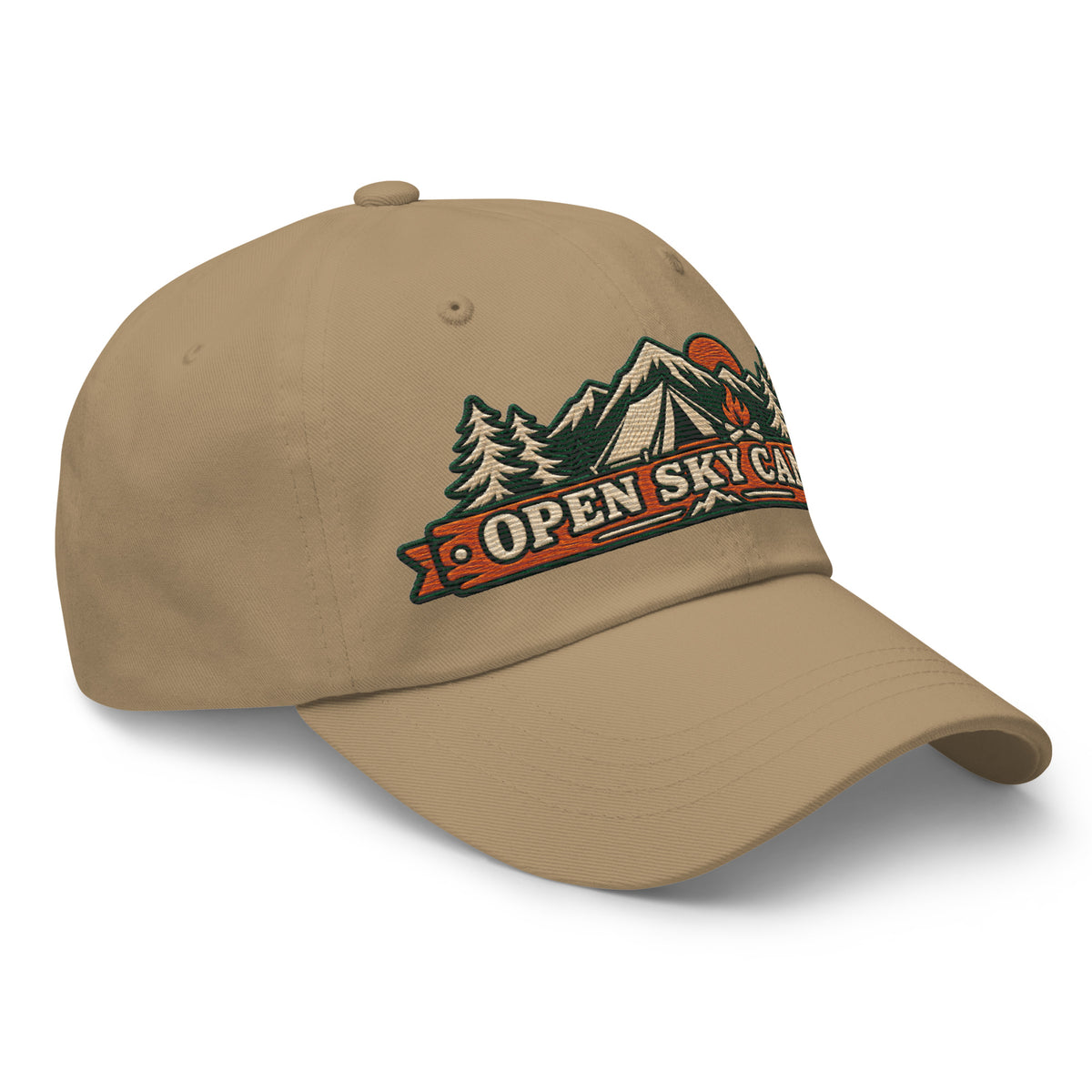 Open Sky Camp Classic Cap Embroidery - Snappy Mood