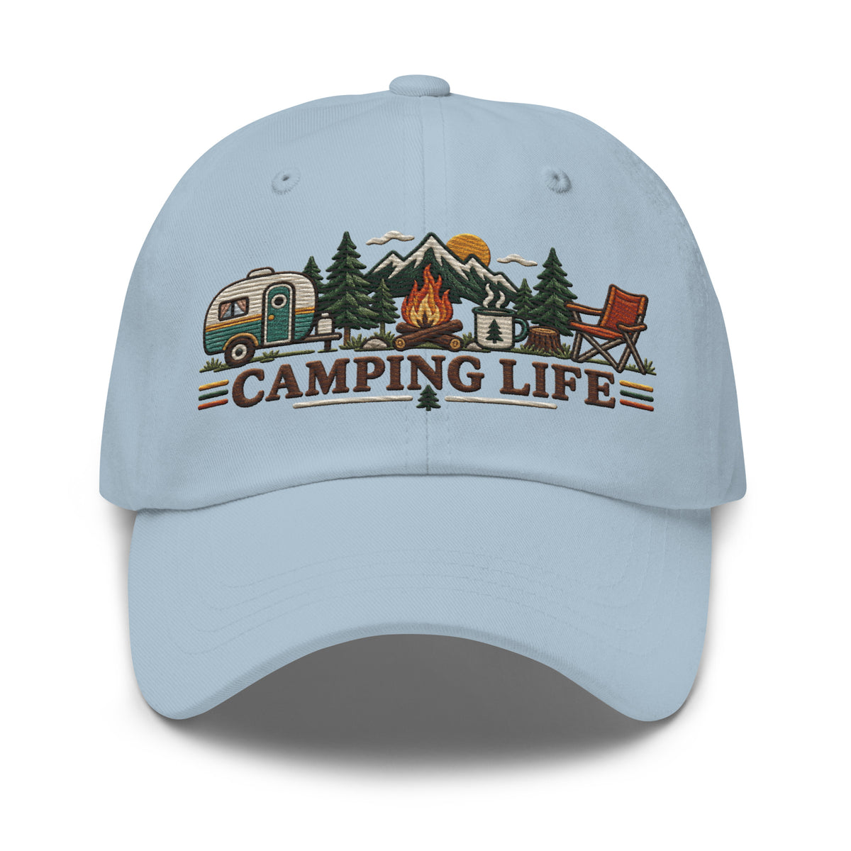 Camping Life Classic Cap Embroidery - Snappy Mood