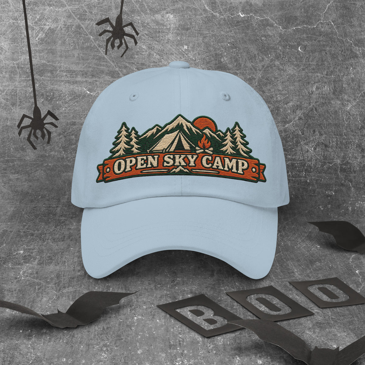 Open Sky Camp Classic Cap Embroidery - Snappy Mood