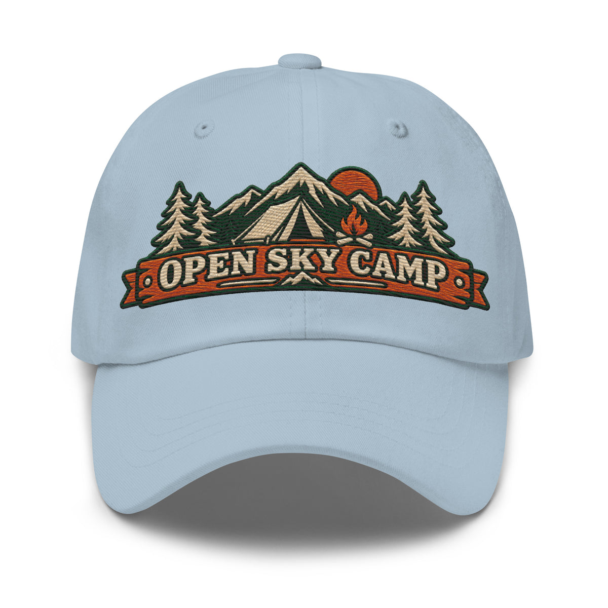 Open Sky Camp Classic Cap Embroidery - Snappy Mood