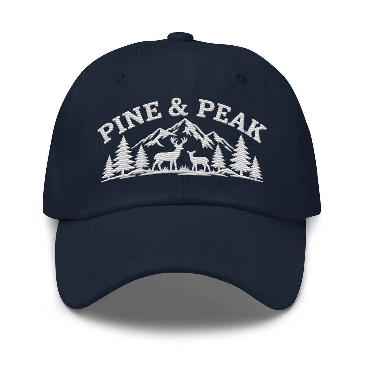 Pine and Peak Classic Cap Embroidery - Snappy Mood