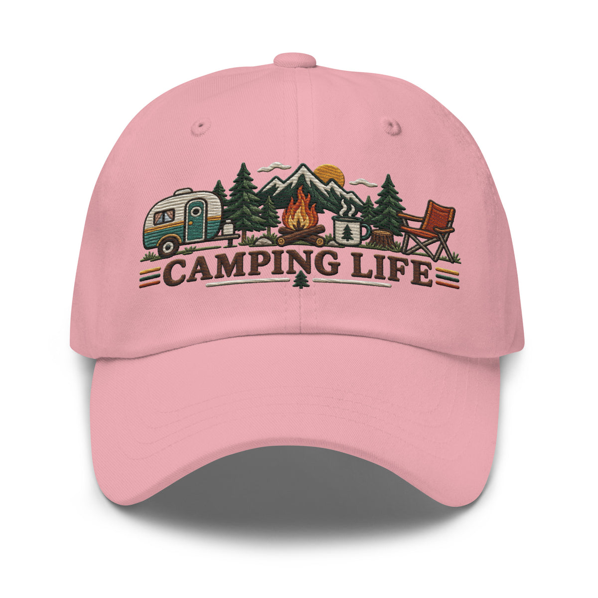 Camping Life Classic Cap Embroidery - Snappy Mood