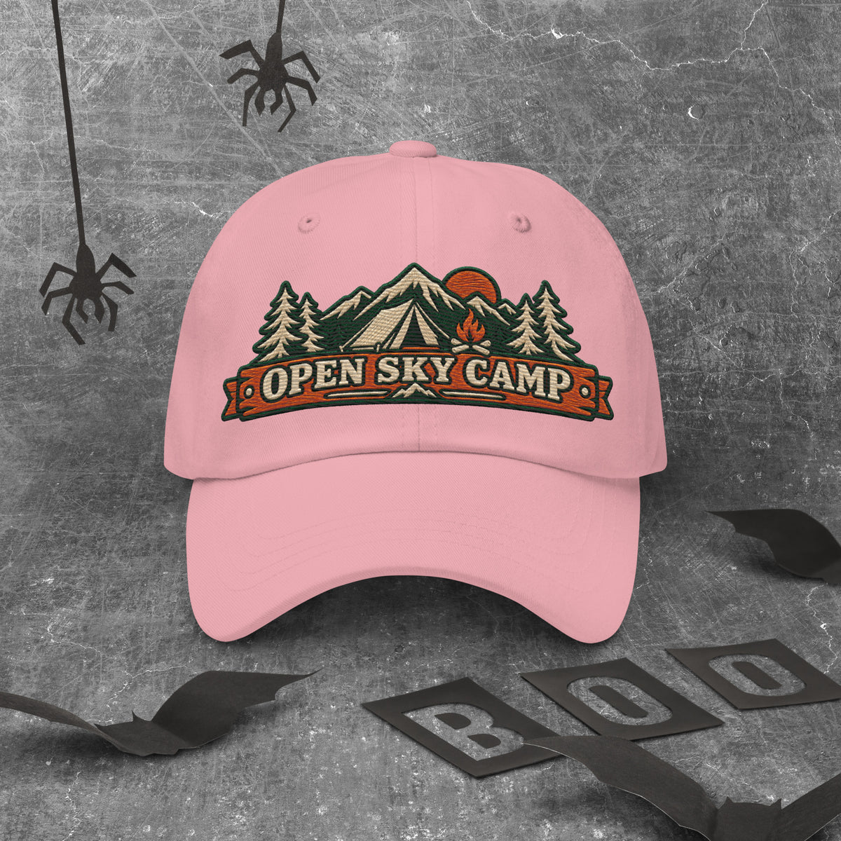 Open Sky Camp Classic Cap Embroidery - Snappy Mood