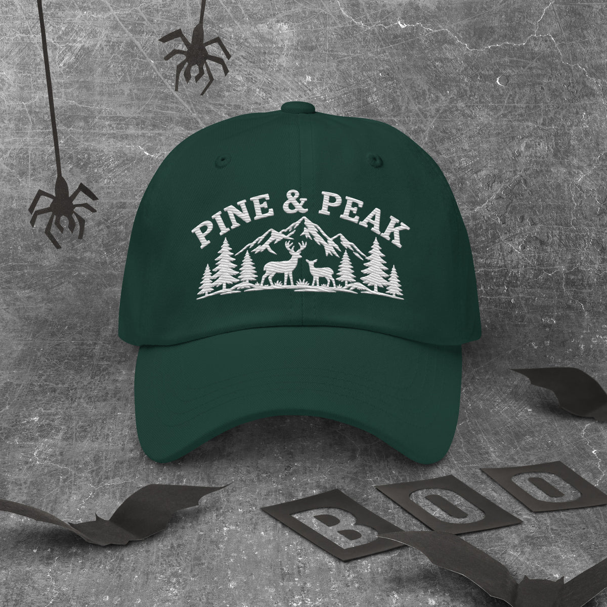 Pine and Peak Classic Cap Embroidery - Snappy Mood
