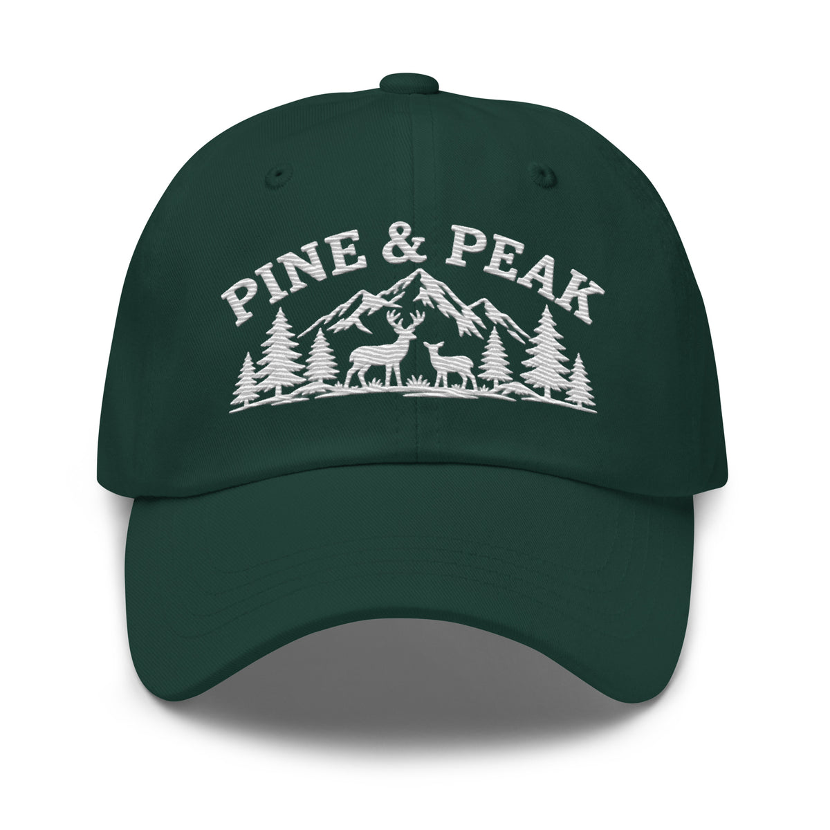 Pine and Peak Classic Cap Embroidery - Snappy Mood