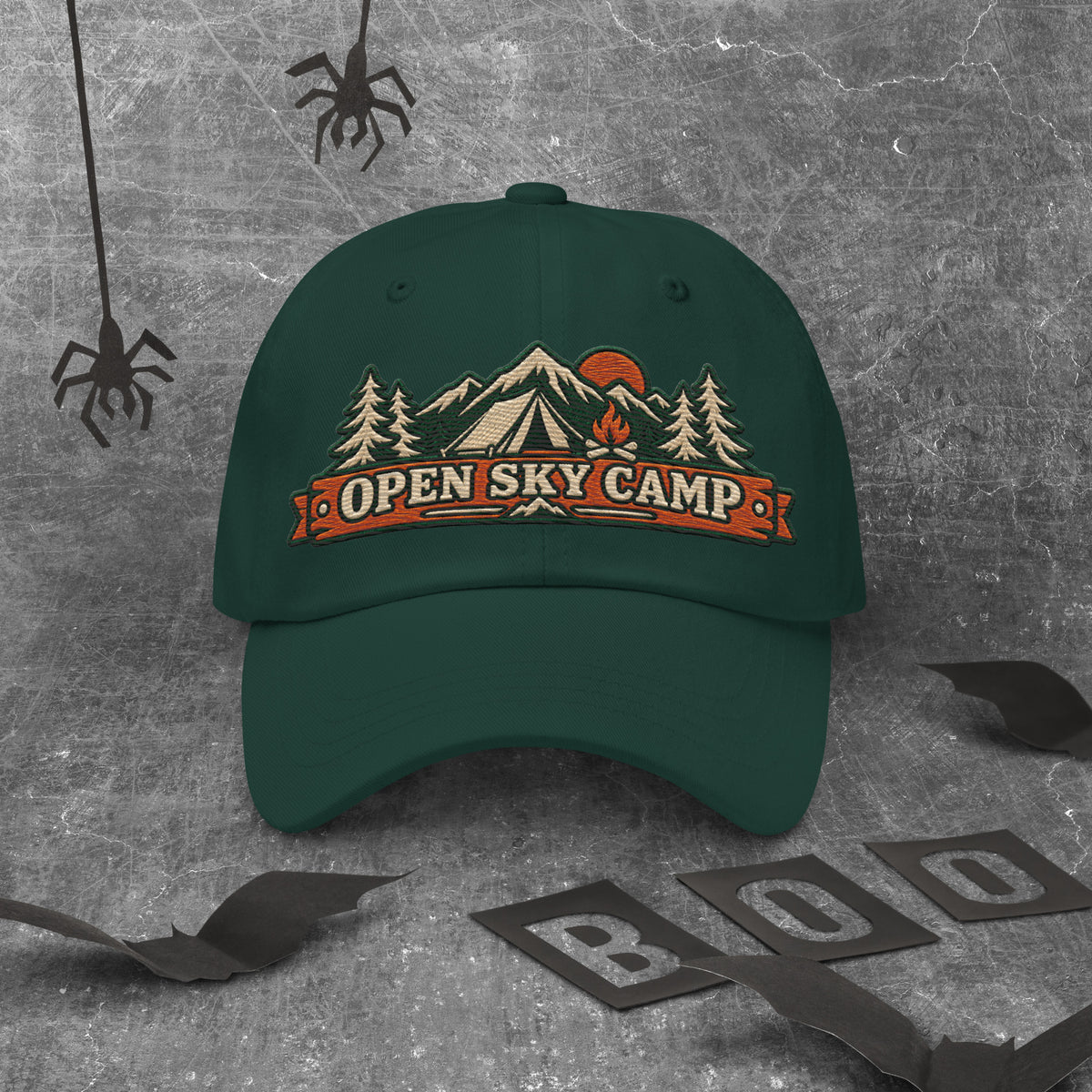 Open Sky Camp Classic Cap Embroidery - Snappy Mood