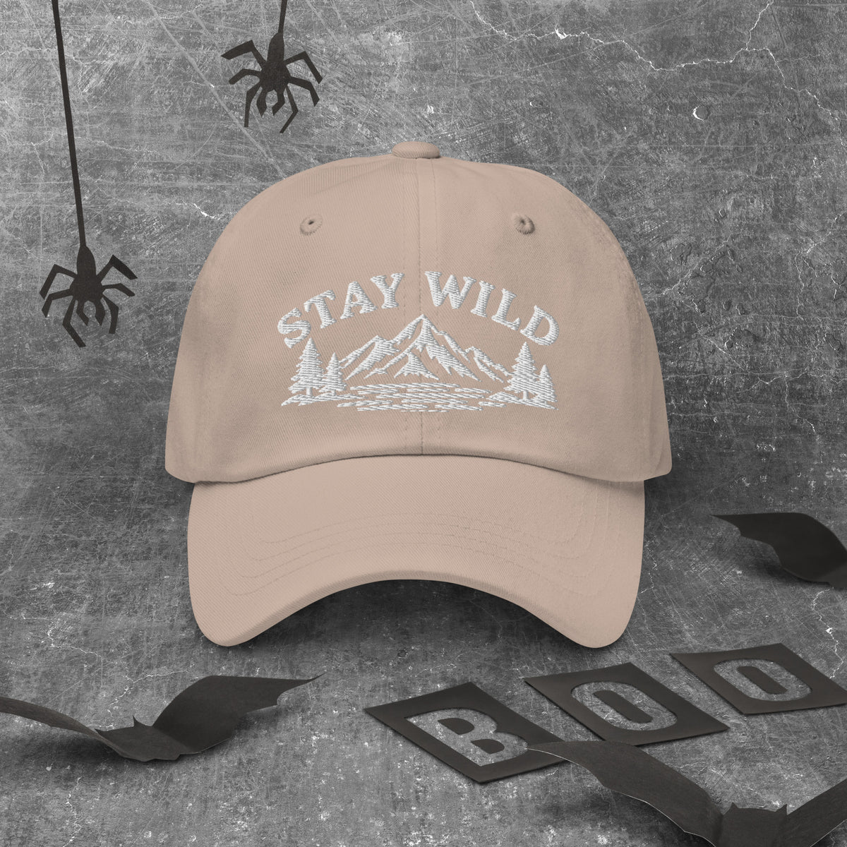 Stay Wild Classic Cap Embroidery - Snappy Mood