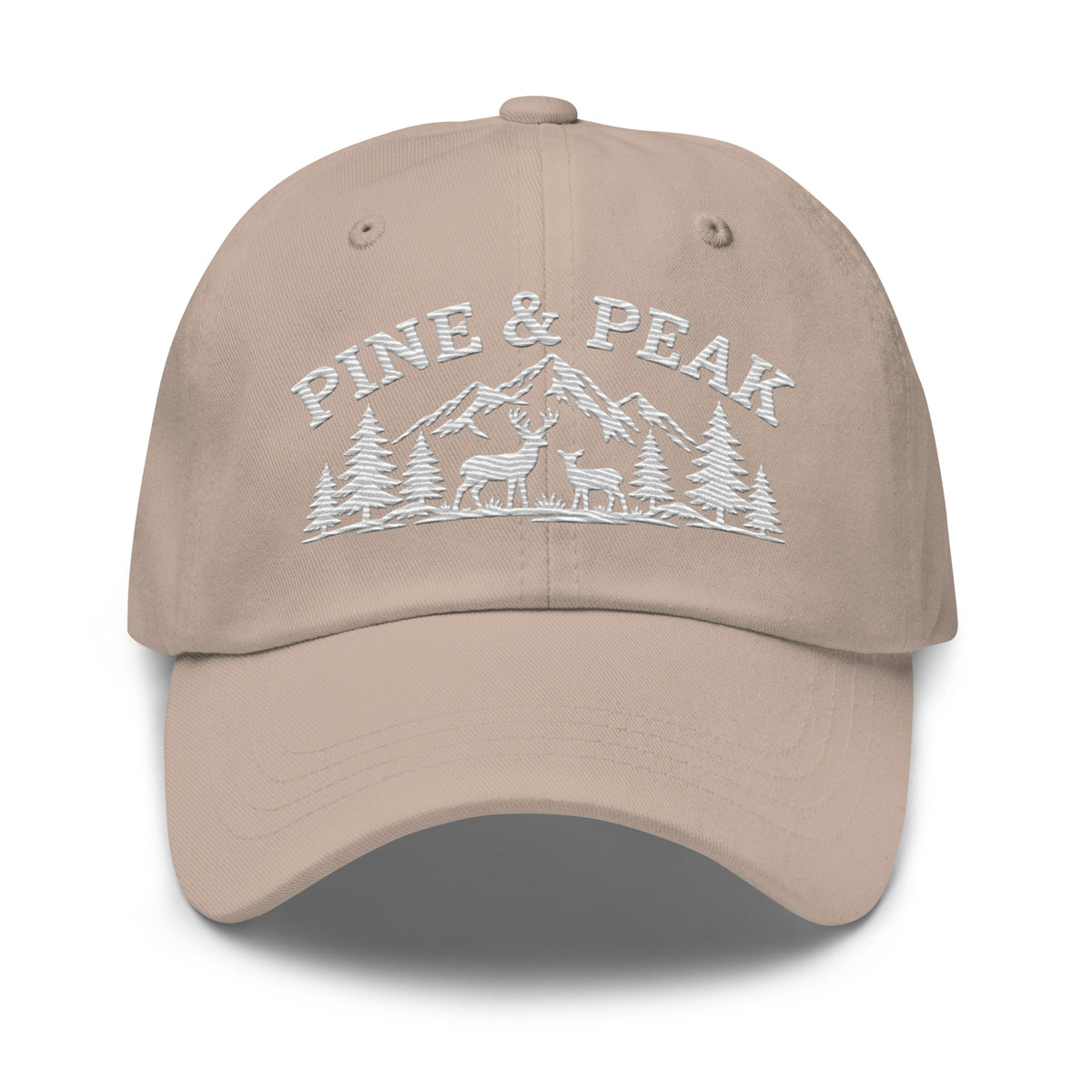 Pine and Peak Classic Cap Embroidery - Snappy Mood