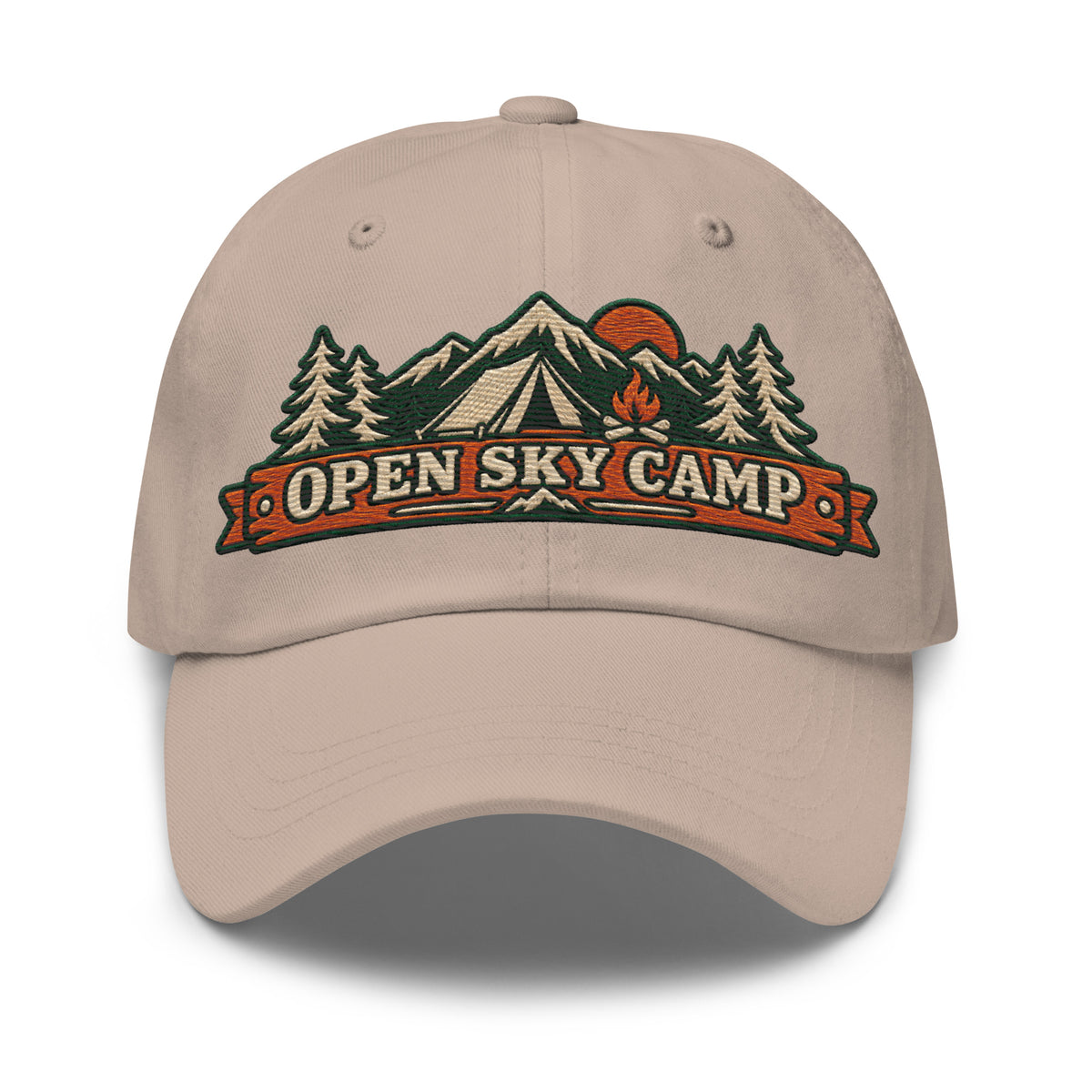 Open Sky Camp Classic Cap Embroidery - Snappy Mood
