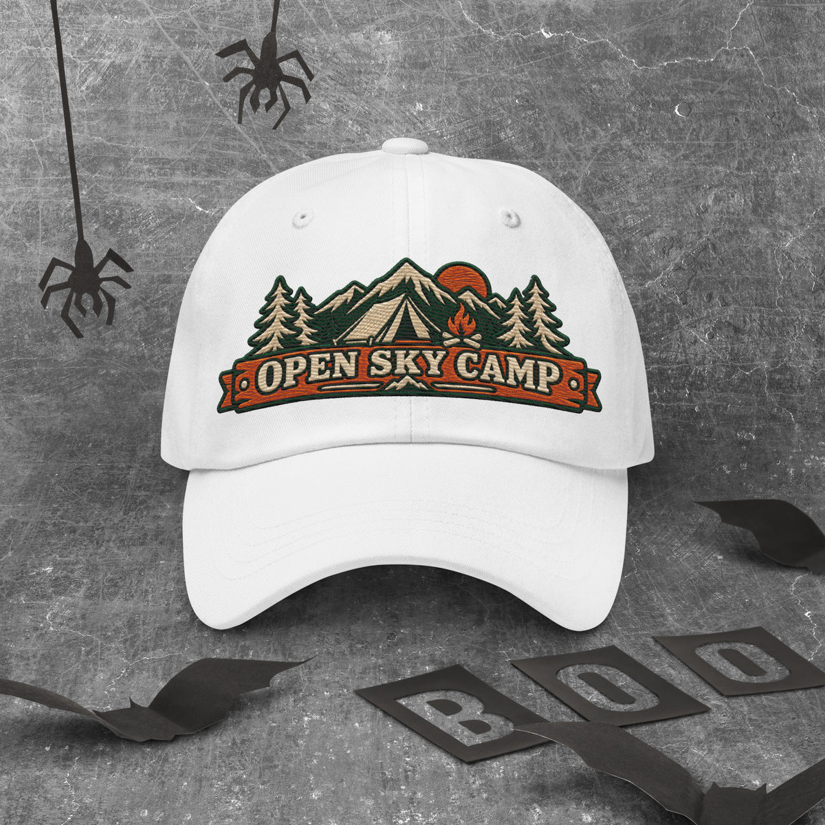 Open Sky Camp Classic Cap Embroidery - Snappy Mood