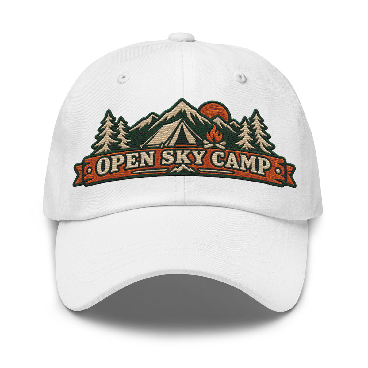 Open Sky Camp Classic Cap Embroidery - Snappy Mood