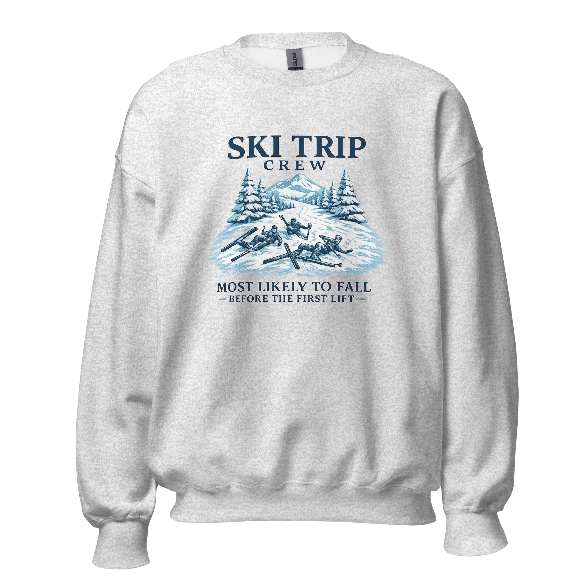 Ski Trip Crew Most Likely To Fall Sweartshirt - Snappy Mood