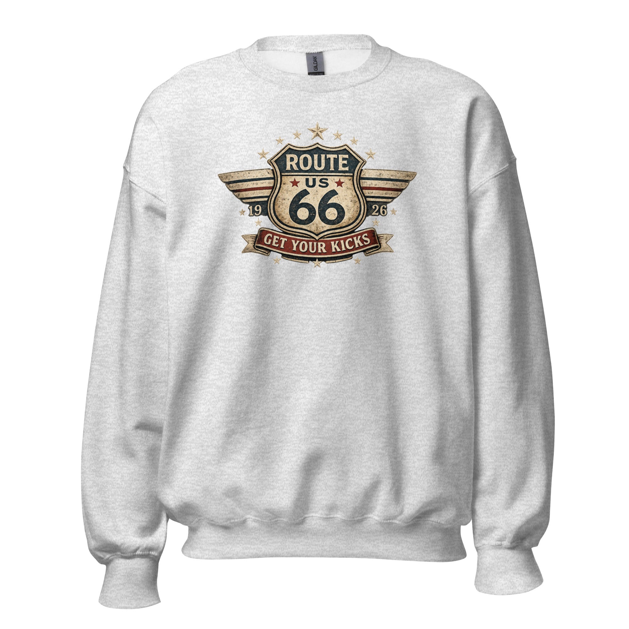 Get Your Kicks At Route 66 Roadtrip Sweatshirt - Snappy Mood