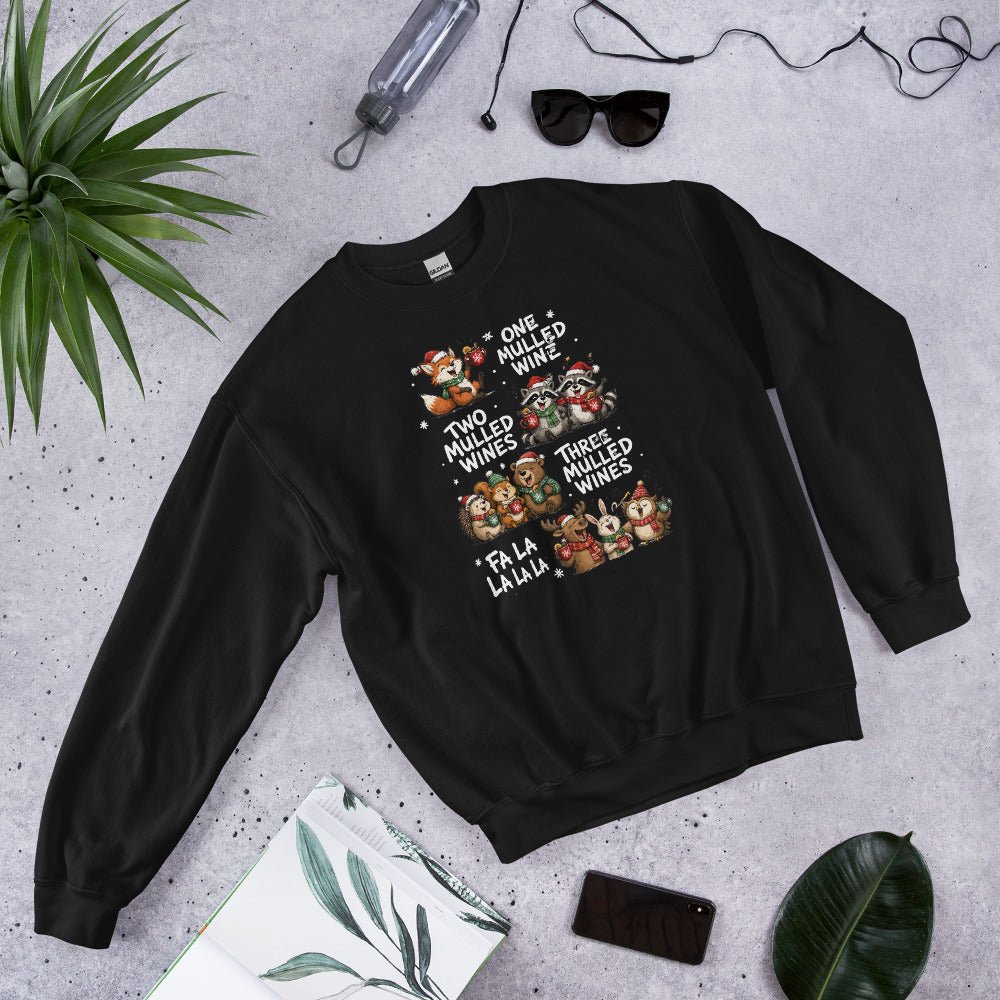One Two Three Mulled Wine - Funny Christmas Unisex Sweatshirt - Snappy Mood