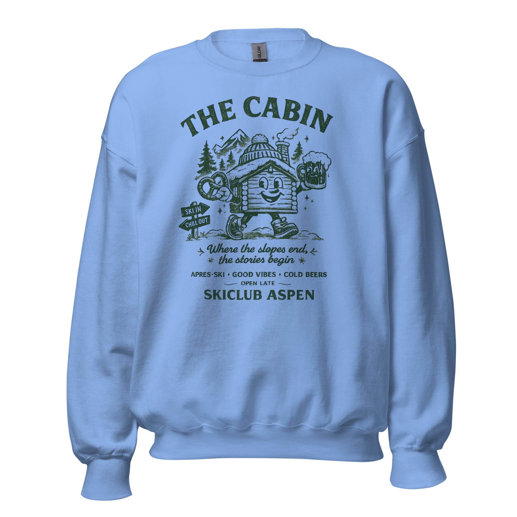 The Cabin Ski Club Aspen Ski Sweatshirt - Snappy Mood