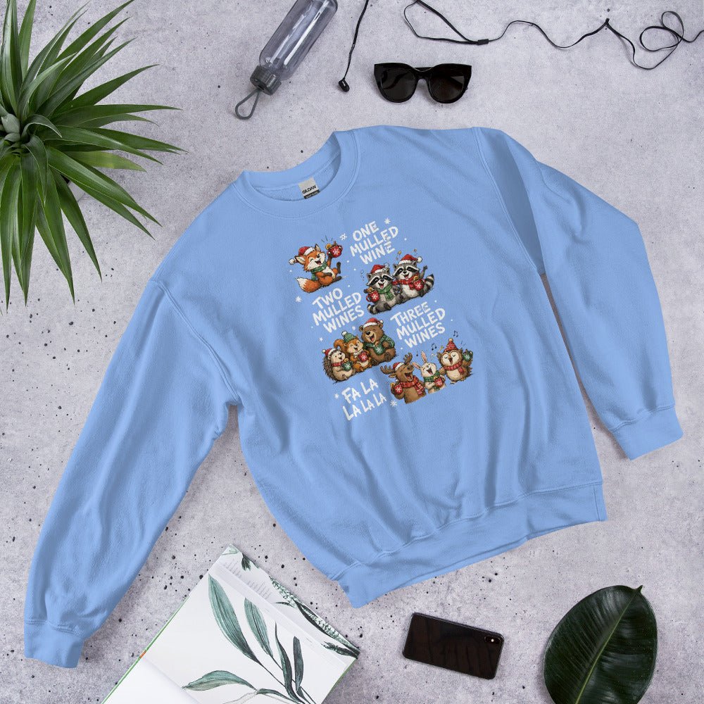 One Two Three Mulled Wine - Funny Christmas Unisex Sweatshirt - Snappy Mood