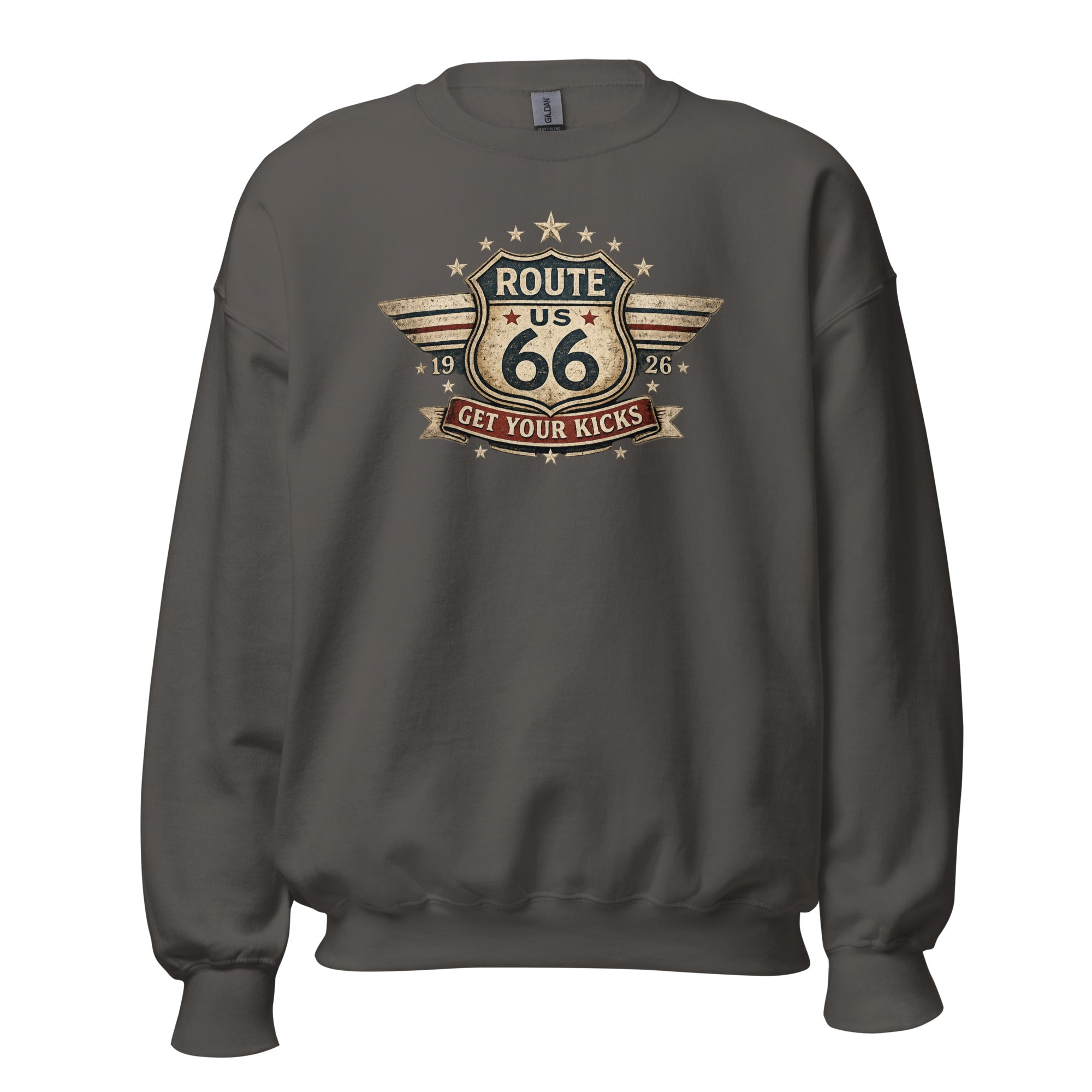 Get Your Kicks At Route 66 Roadtrip Sweatshirt - Snappy Mood