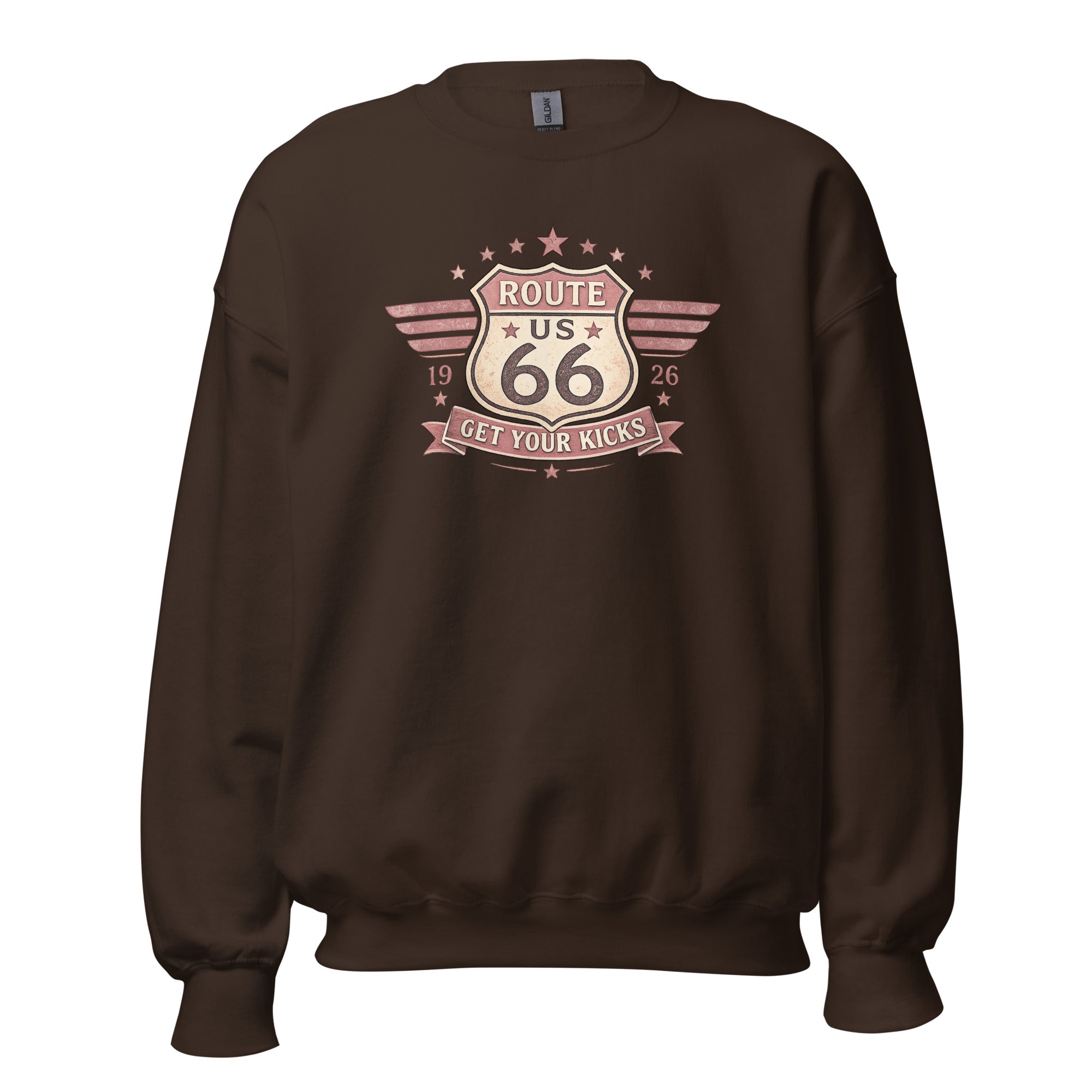Get Your Kicks At Route 66 Roadtrip Sweatshirt - Snappy Mood