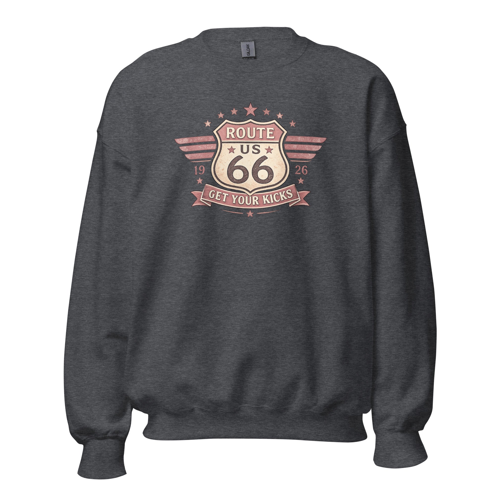 Get Your Kicks At Route 66 Roadtrip Sweatshirt - Snappy Mood