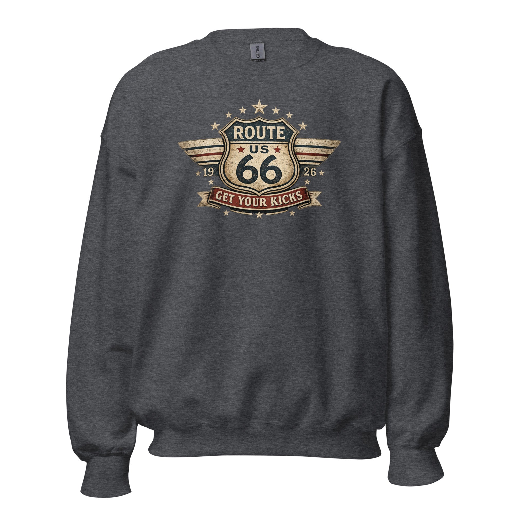 Get Your Kicks At Route 66 Roadtrip Sweatshirt - Snappy Mood