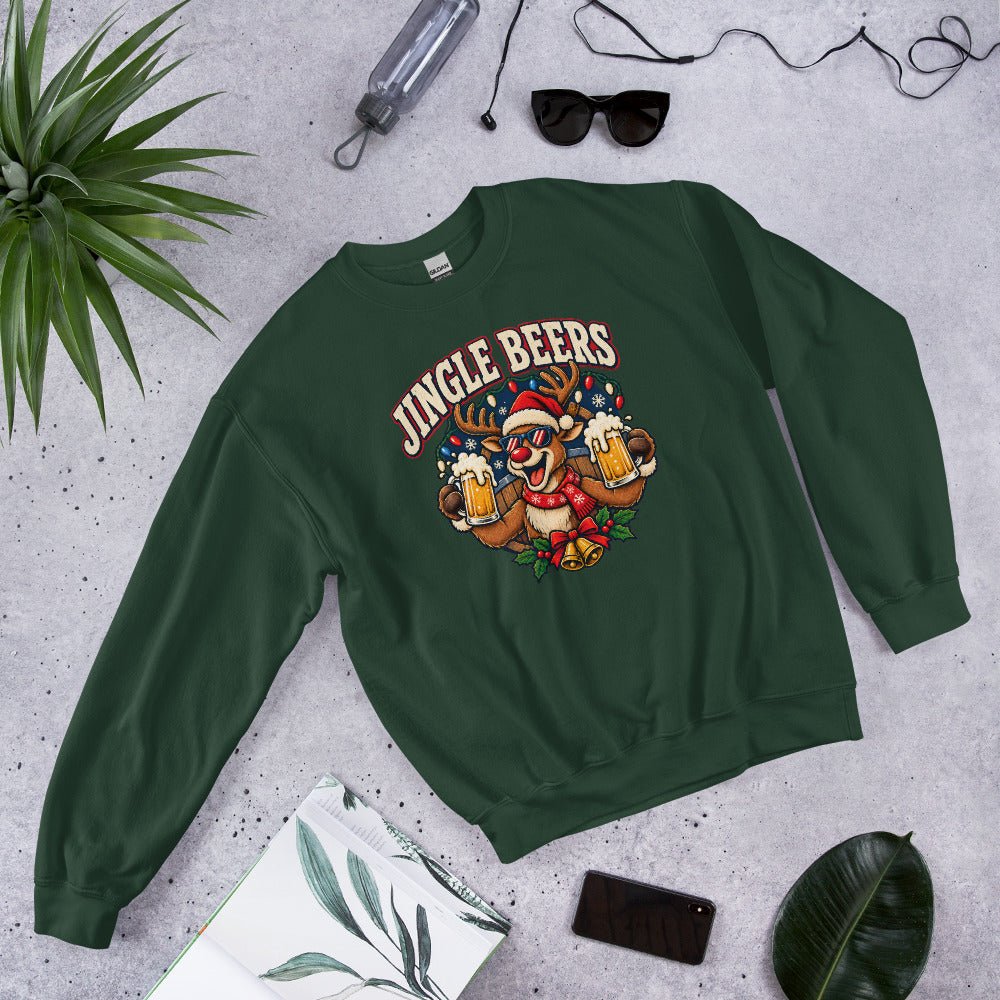 Jingle Beers Unisex Sweatshirt - Snappy Mood