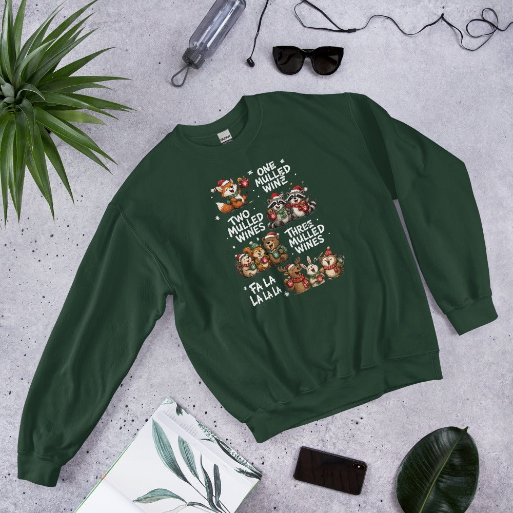 One Two Three Mulled Wine - Funny Christmas Unisex Sweatshirt - Snappy Mood