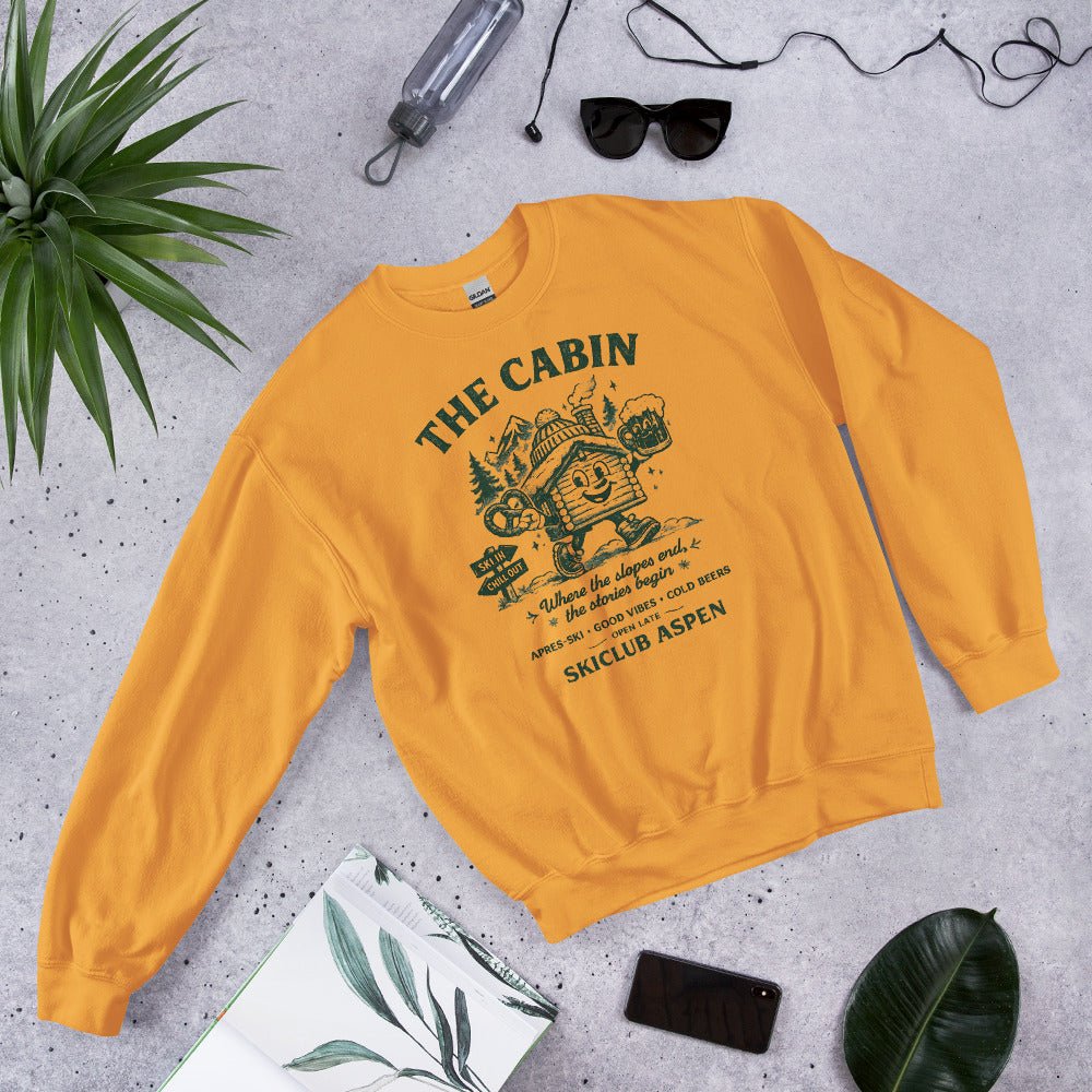 The Cabin Ski Club Aspen Ski Sweatshirt - Snappy Mood