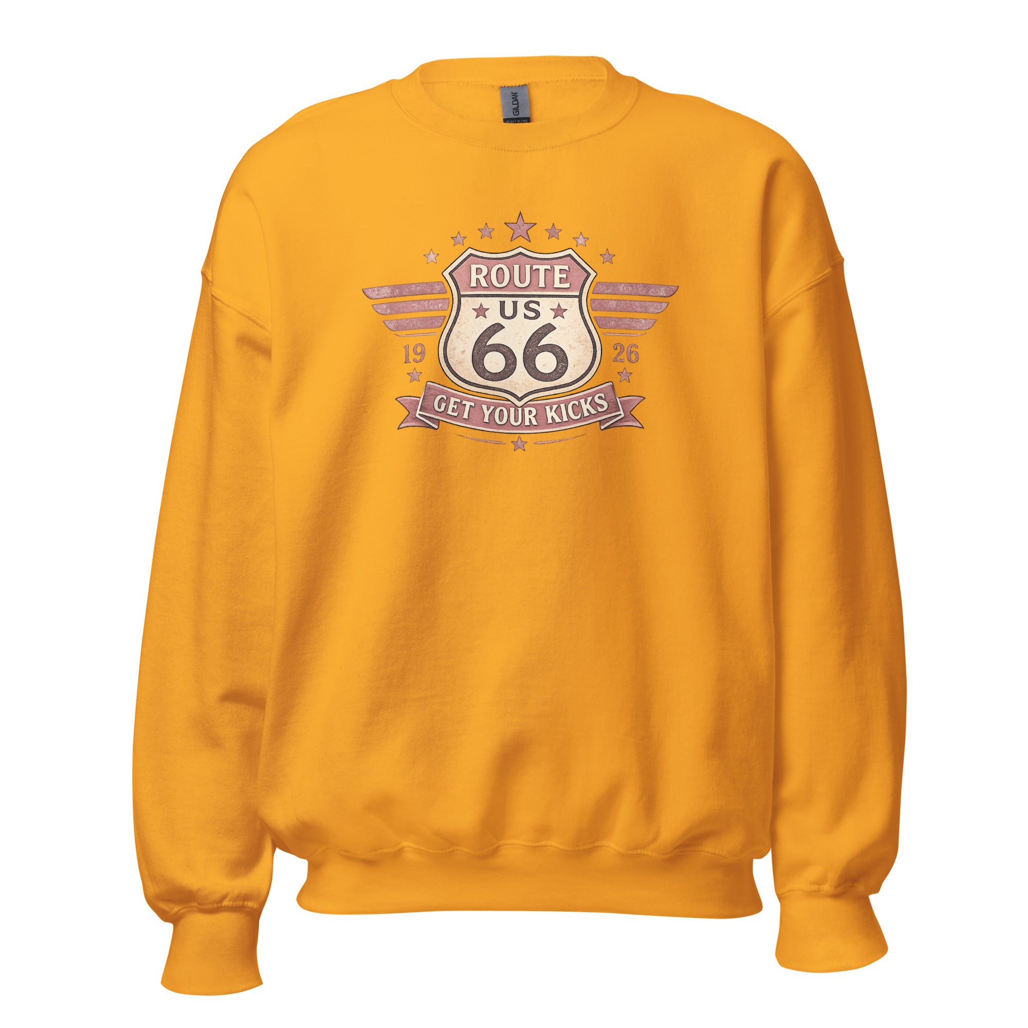 Get Your Kicks At Route 66 Roadtrip Sweatshirt - Snappy Mood