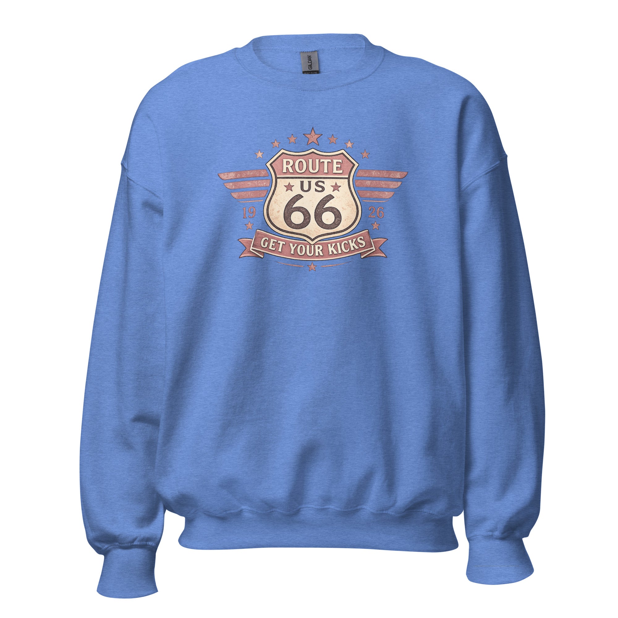 Get Your Kicks At Route 66 Roadtrip Sweatshirt - Snappy Mood