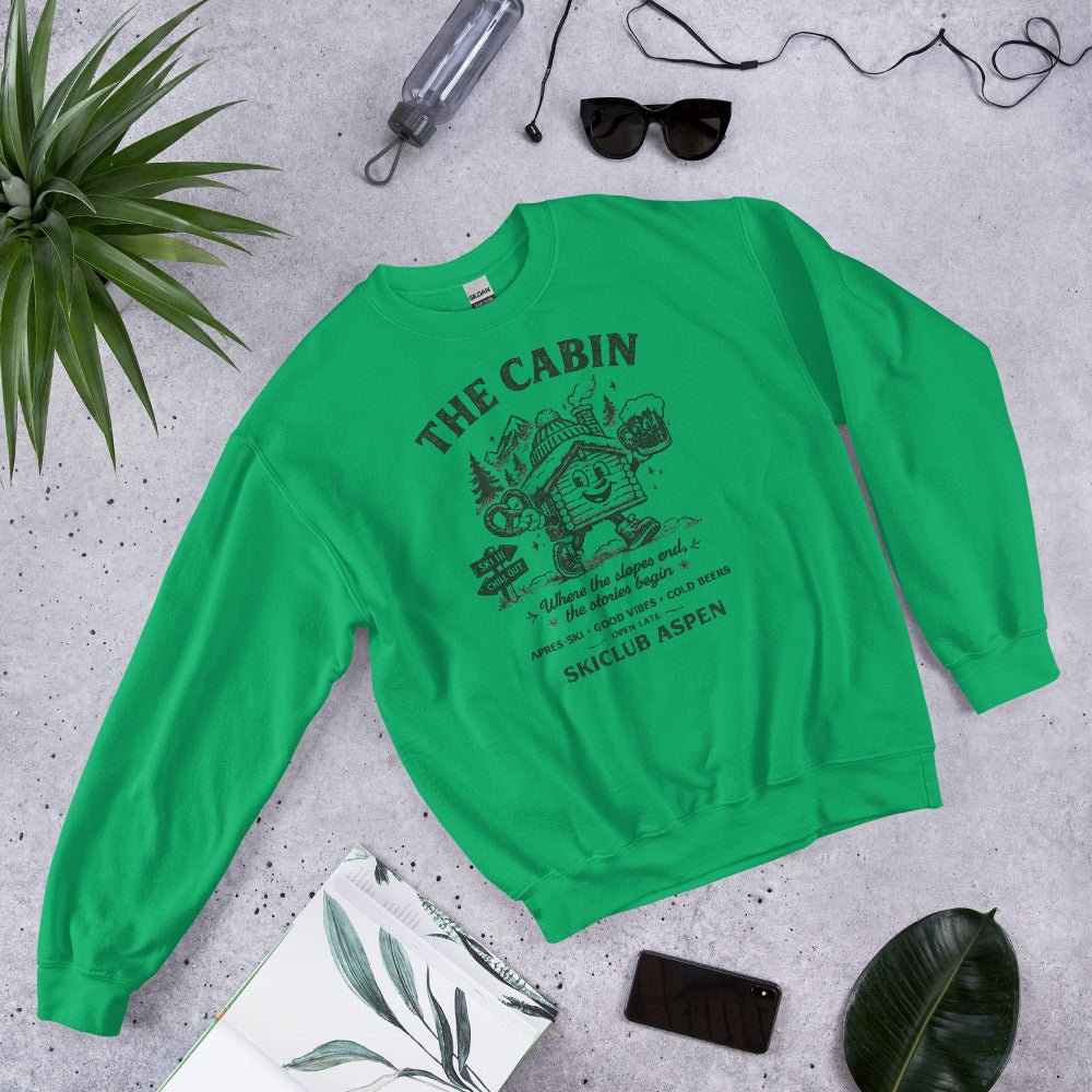 The Cabin Ski Club Aspen Ski Sweatshirt - Snappy Mood