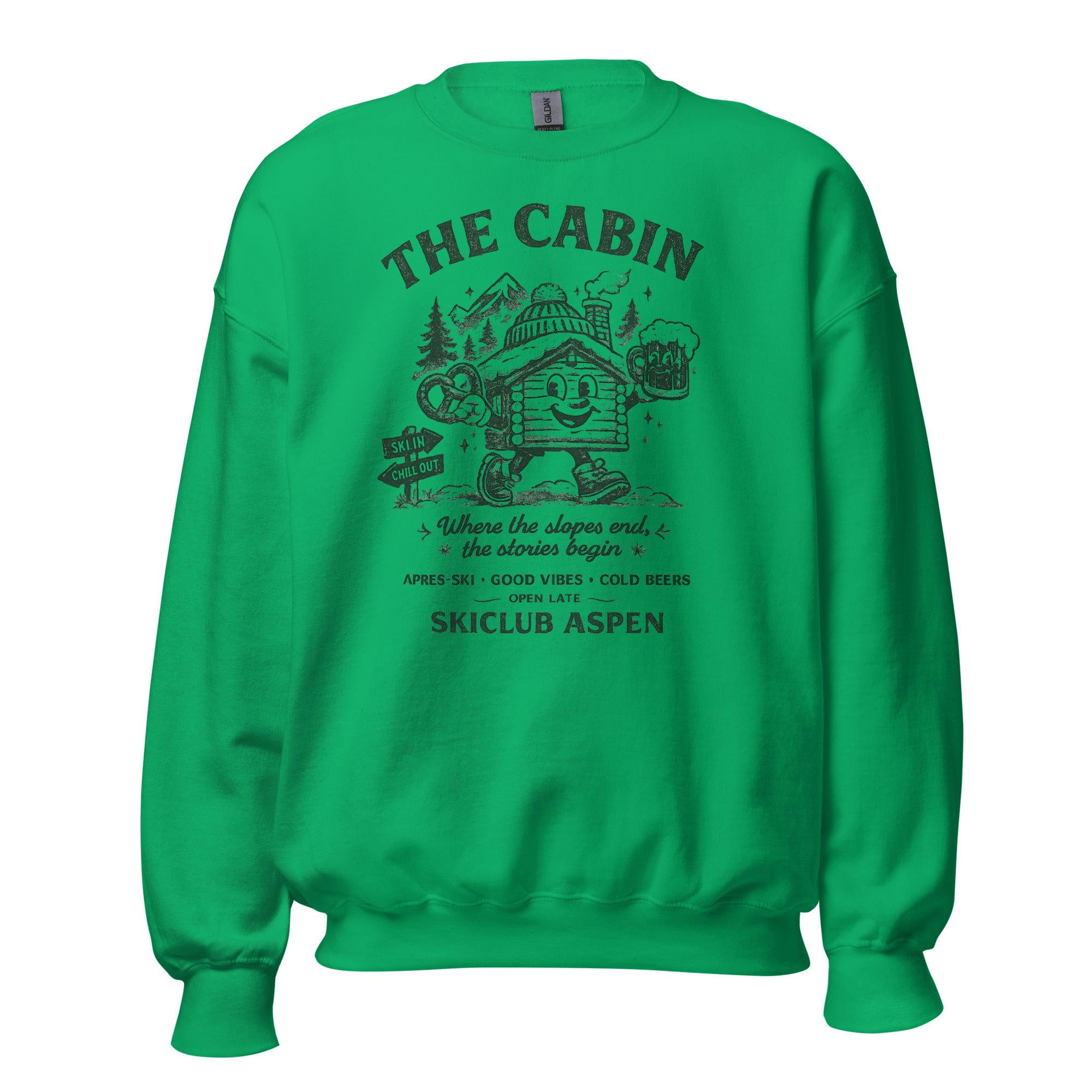 The Cabin Ski Club Aspen Ski Sweatshirt - Snappy Mood