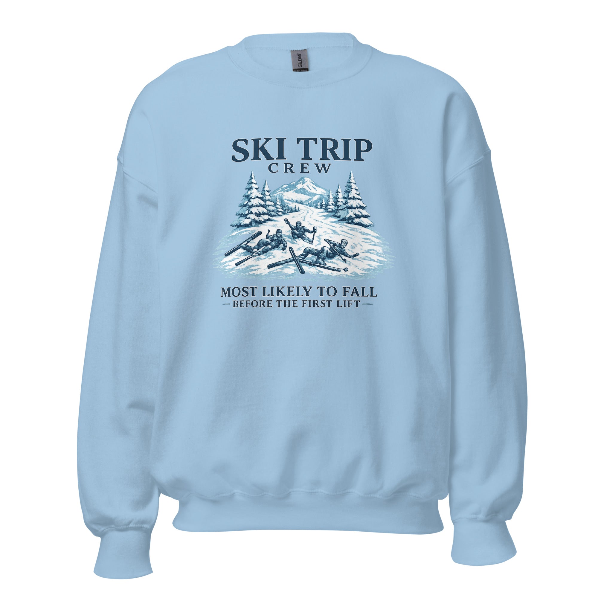Ski Trip Crew Most Likely To Fall Sweartshirt - Snappy Mood