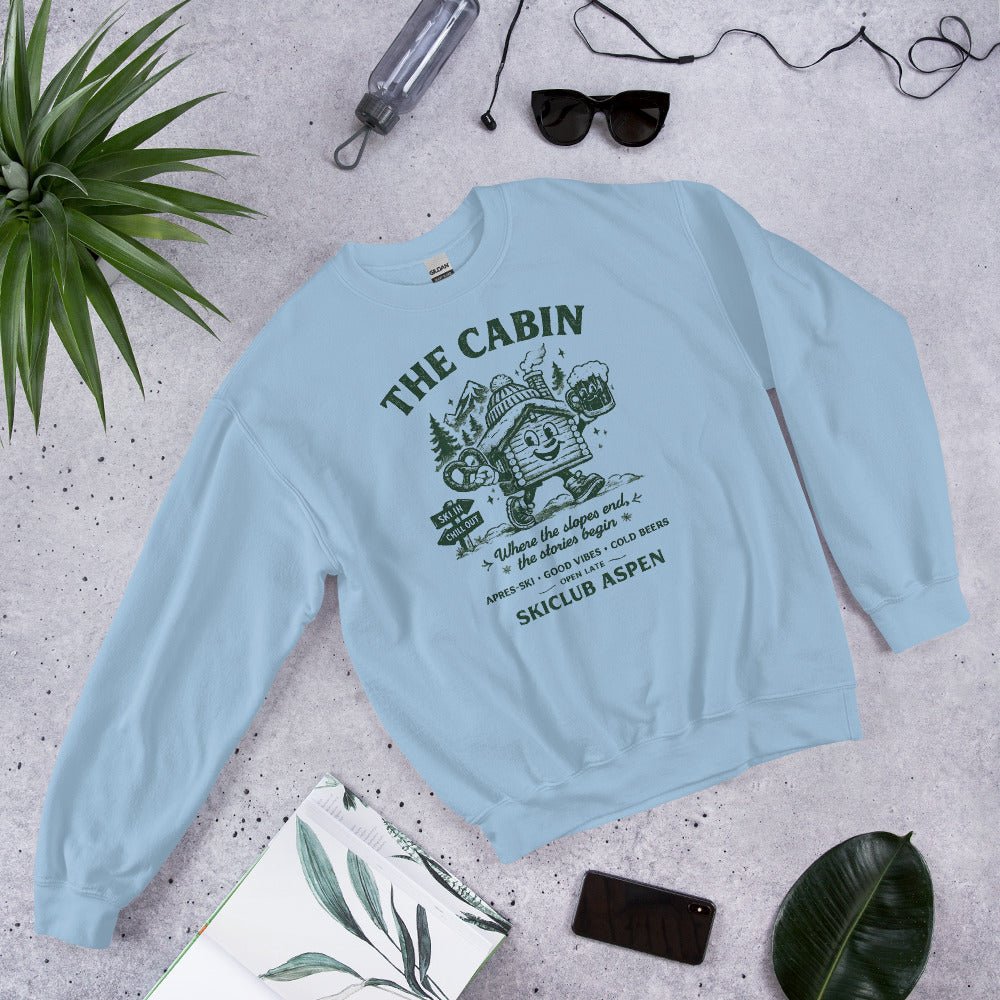 The Cabin Ski Club Aspen Ski Sweatshirt - Snappy Mood