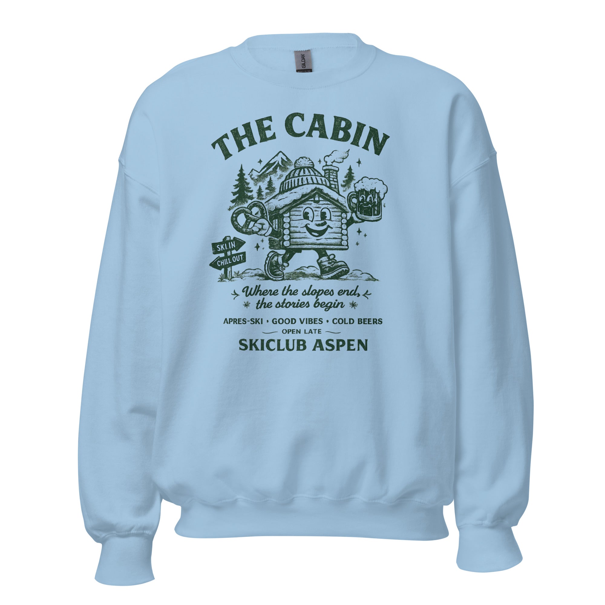 The Cabin Ski Club Aspen Ski Sweatshirt - Snappy Mood