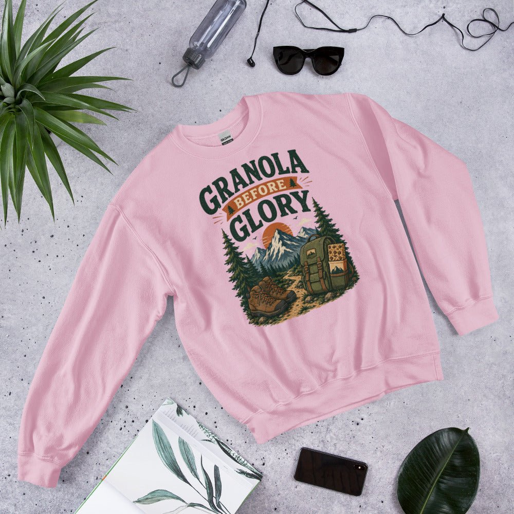 Granola Before Glory Hiking Sweatshirt - Snappymood